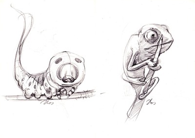 海蓝之芯 师法自然，妙笔生花——单幅漫画《工业产品设计手绘之师法自然系列》创作解析